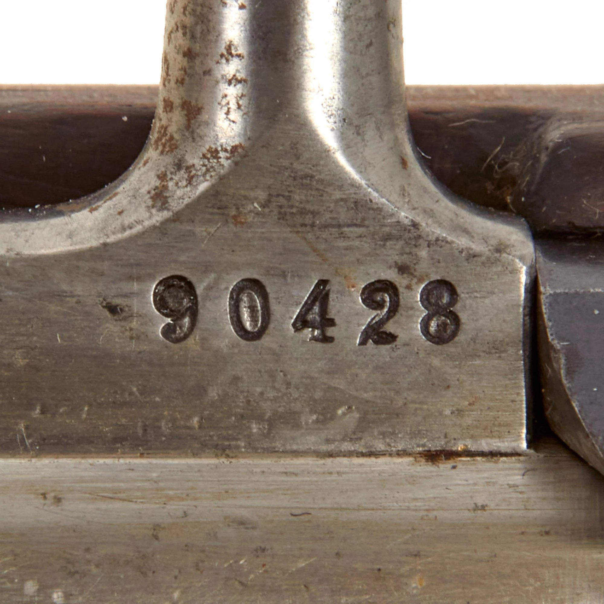 Original German Mauser Mod. 71 Converted in France to Uruguay Daudeteau / Dovitis Rifle dated 1881 - Serial 90428 — image 10