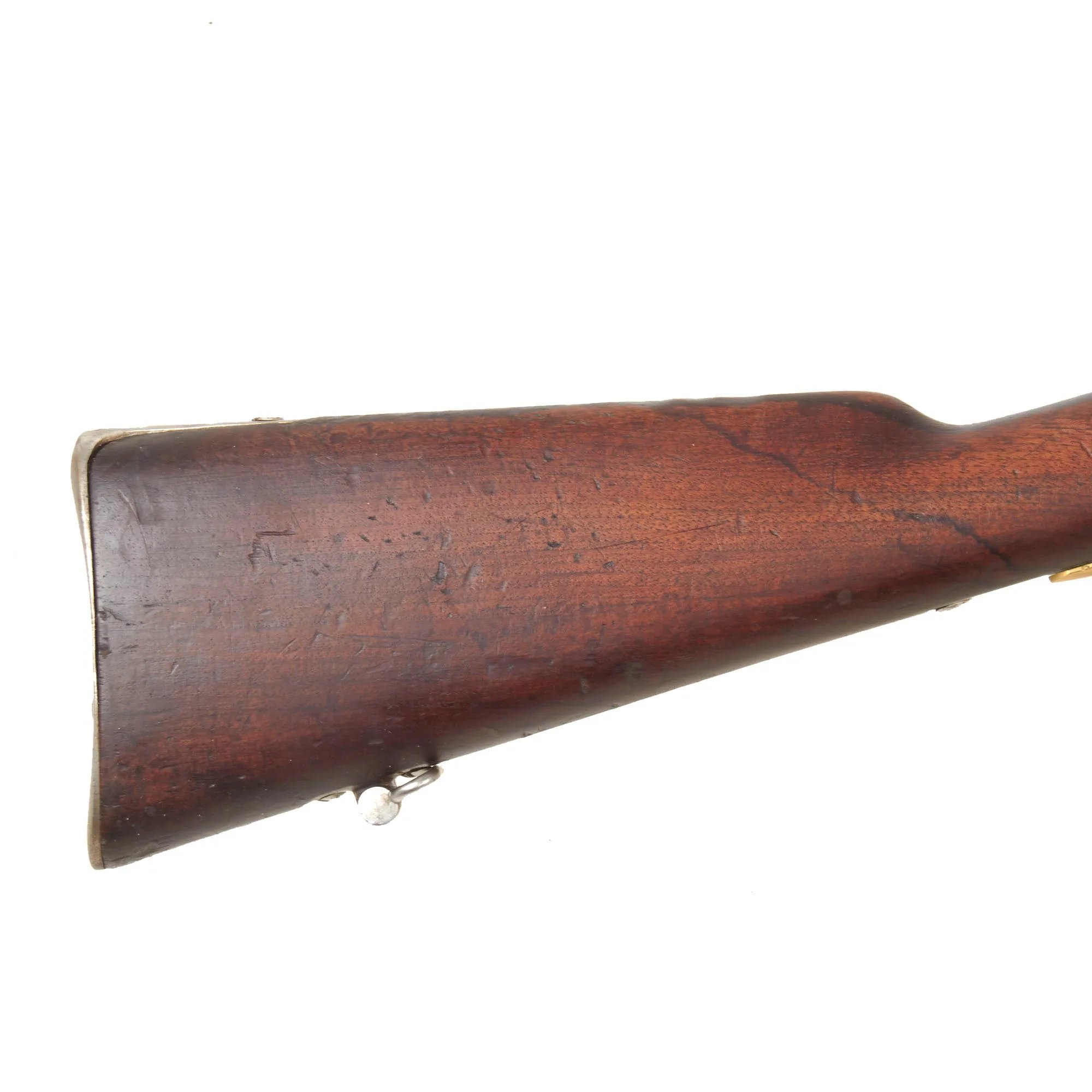 Original German Mauser Mod. 71 Converted in France to Uruguay Daudeteau / Dovitis Rifle dated 1881 - Serial 90428 — image 11