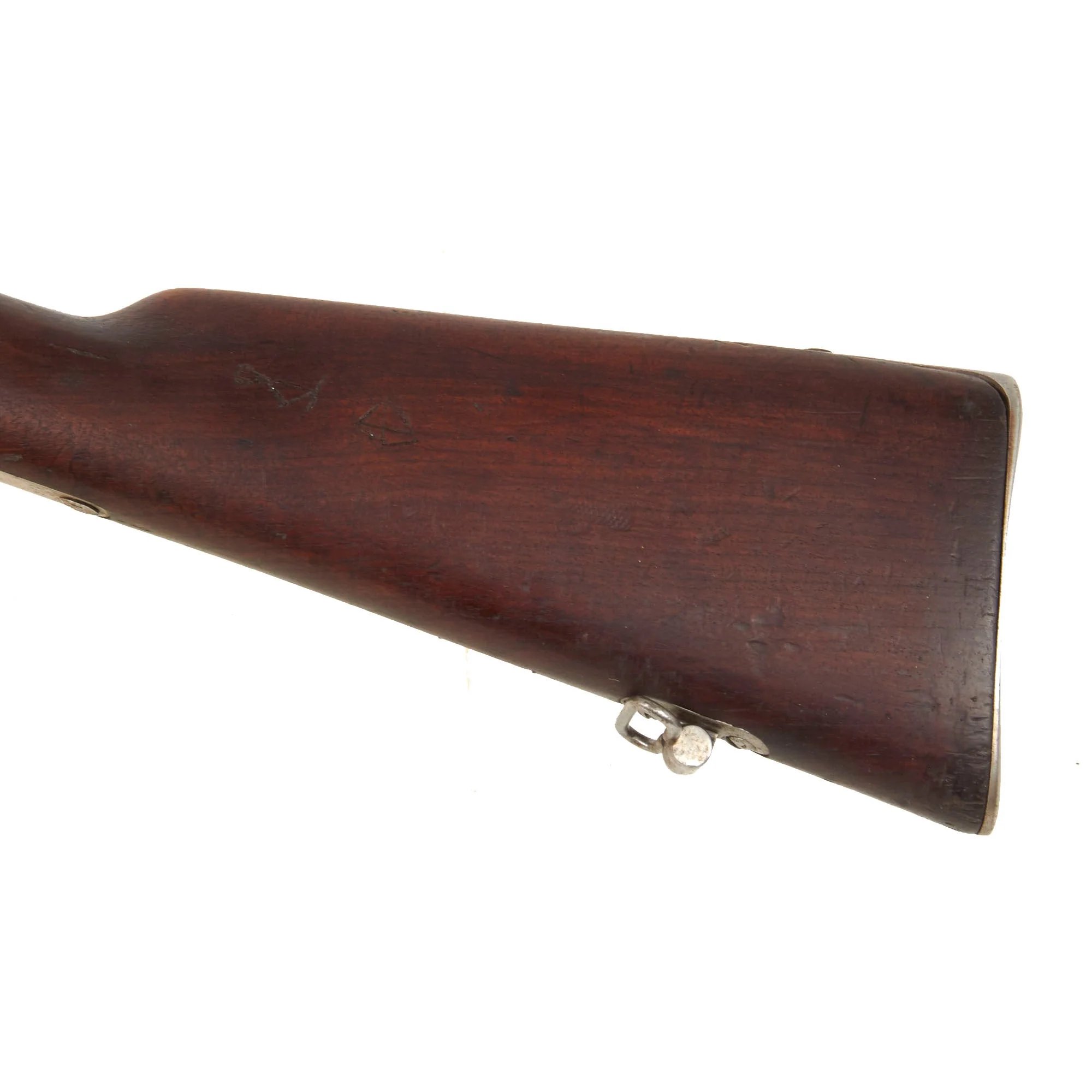 Original German Mauser Mod. 71 Converted in France to Uruguay Daudeteau / Dovitis Rifle dated 1881 - Serial 90428 — image 13