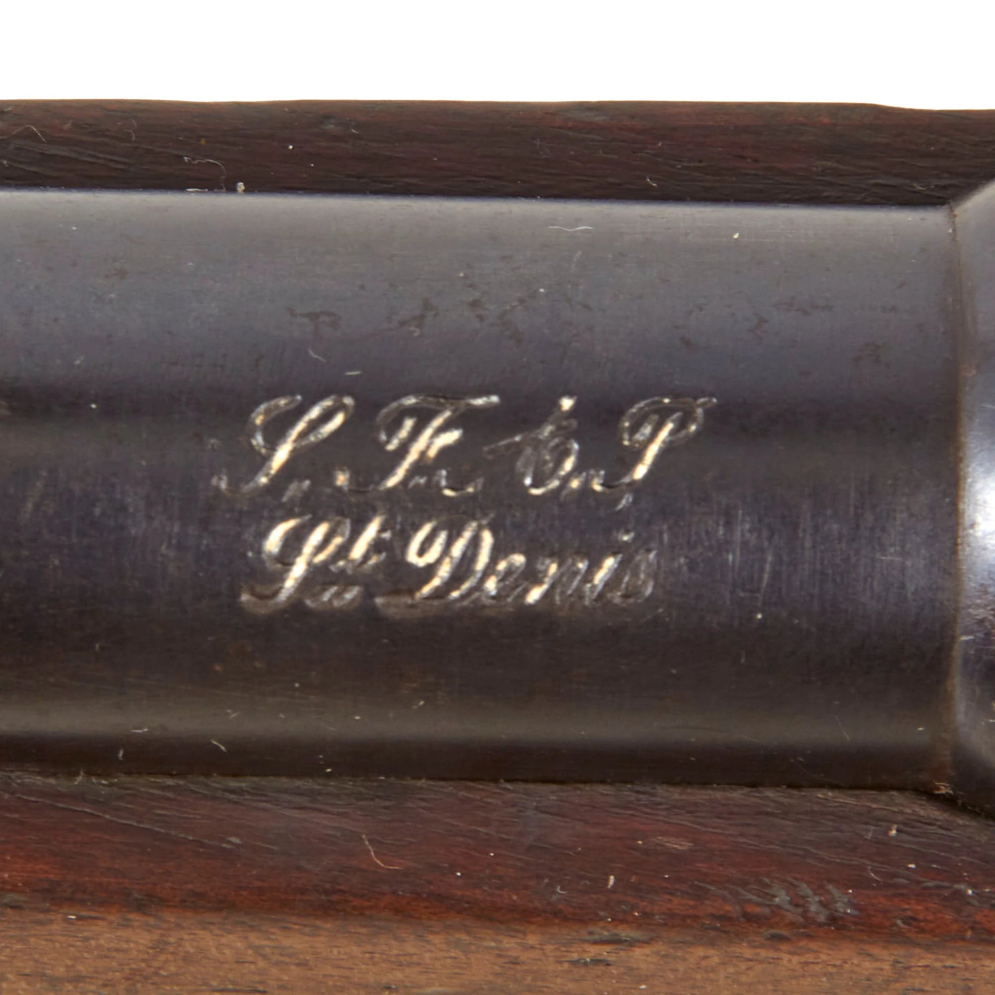 Original German Mauser Mod. 71 Converted in France to Uruguay Daudeteau / Dovitis Rifle dated 1881 - Serial 90428 — image 7
