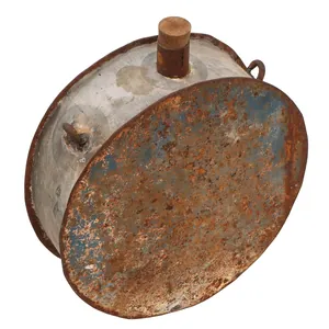 Original U.S. Old West Era Frontiersman Homemade Metal Canteen with …