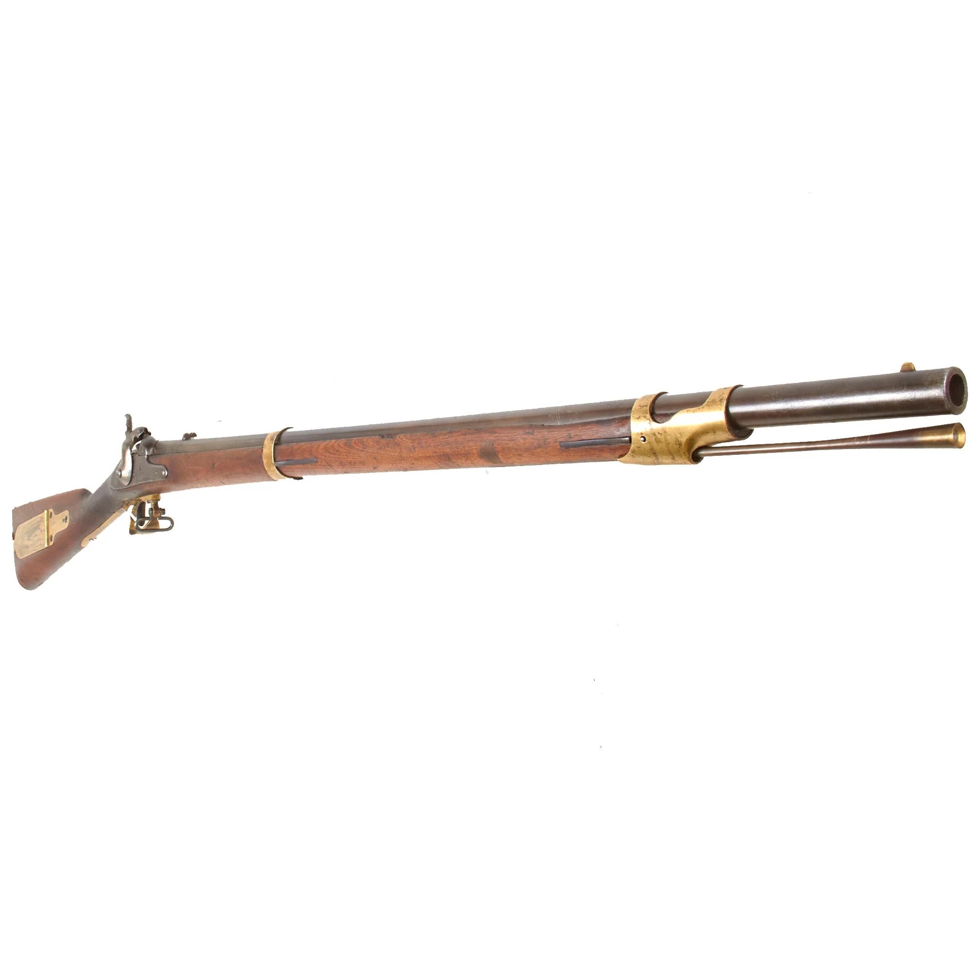 Original U.S. Civil War M1841 Mississippi Rifle by Robbins & Lawrence Converted to .58 Minié Caliber - dated 1851 — image 17