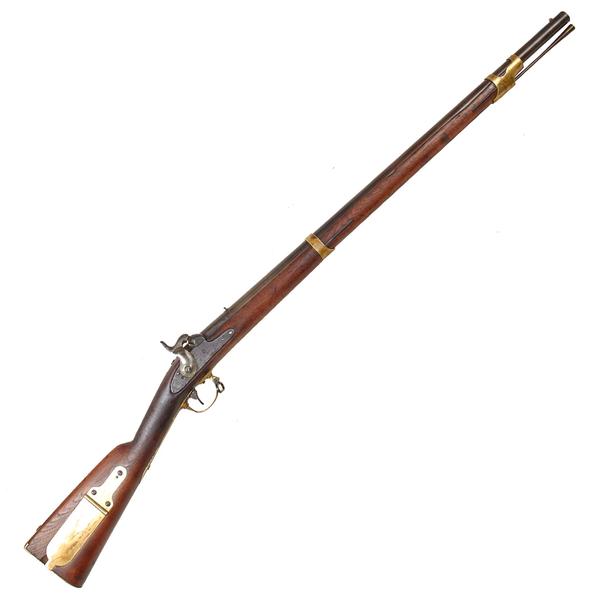 Original U.S. Civil War M1841 Mississippi Rifle by Robbins & Lawrence Converted to .58 Minié Caliber - dated 1851 — image 2