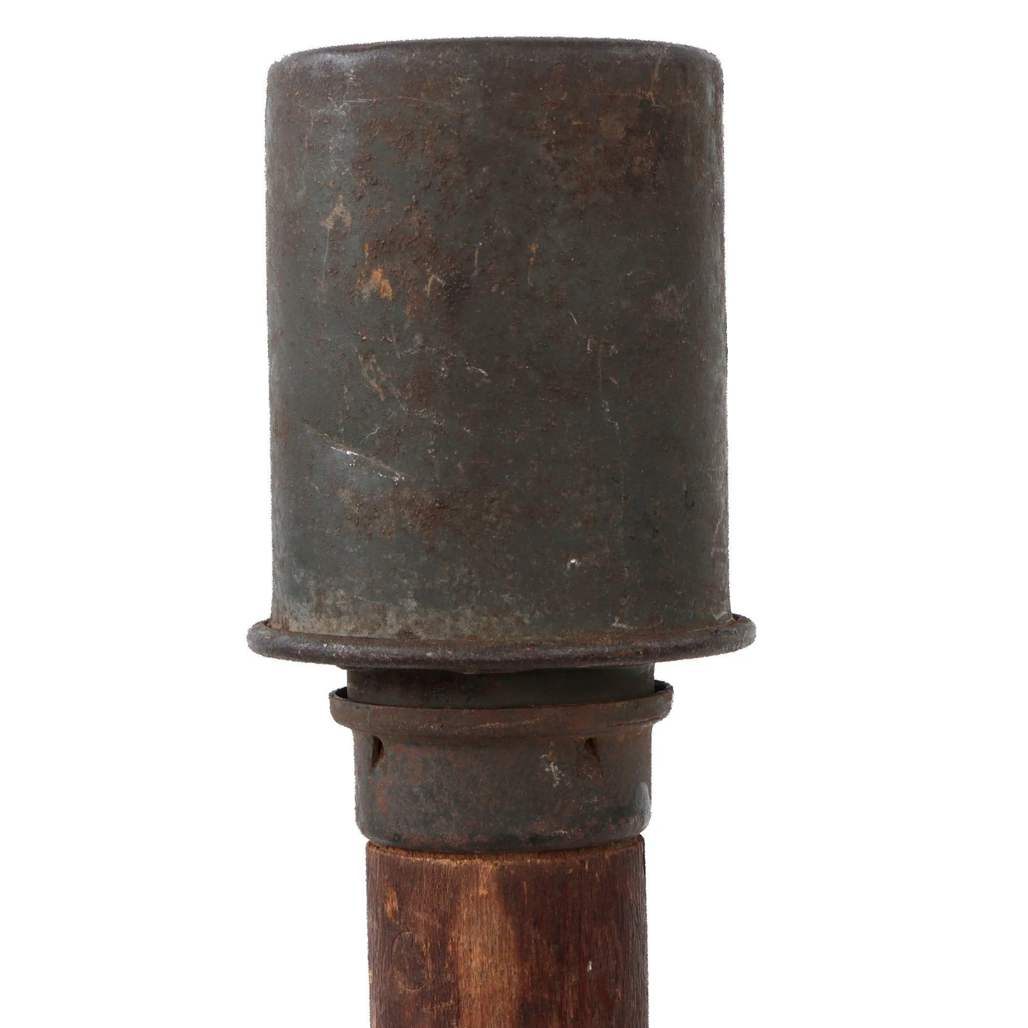 Original German WWII 1943 Dated M24 Stick Grenade by Metallwarenfabrik Hermann Nier with Pull Bead - Stielhandgranate — image 7