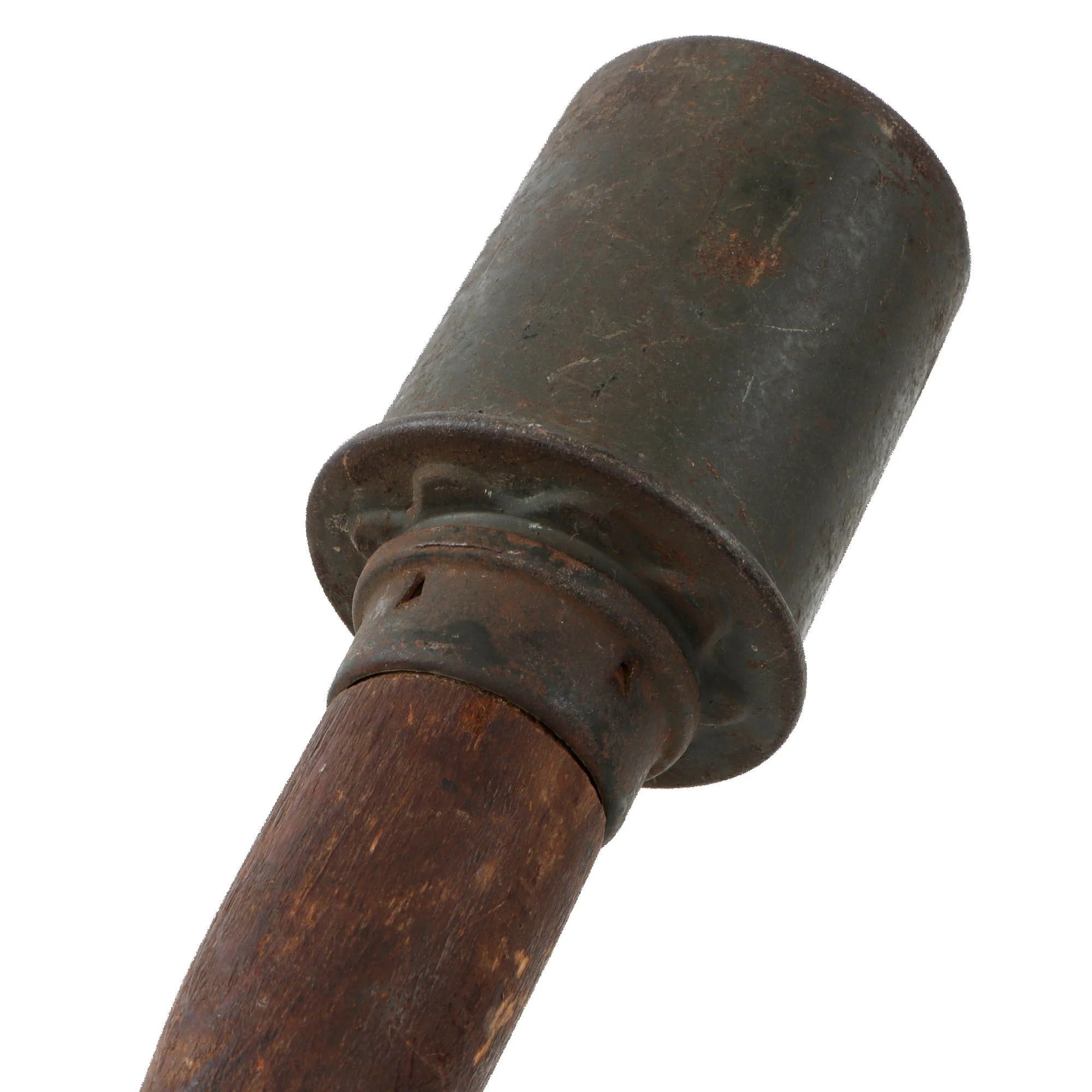 Original German WWII 1943 Dated M24 Stick Grenade by Metallwarenfabrik Hermann Nier with Pull Bead - Stielhandgranate — image 9