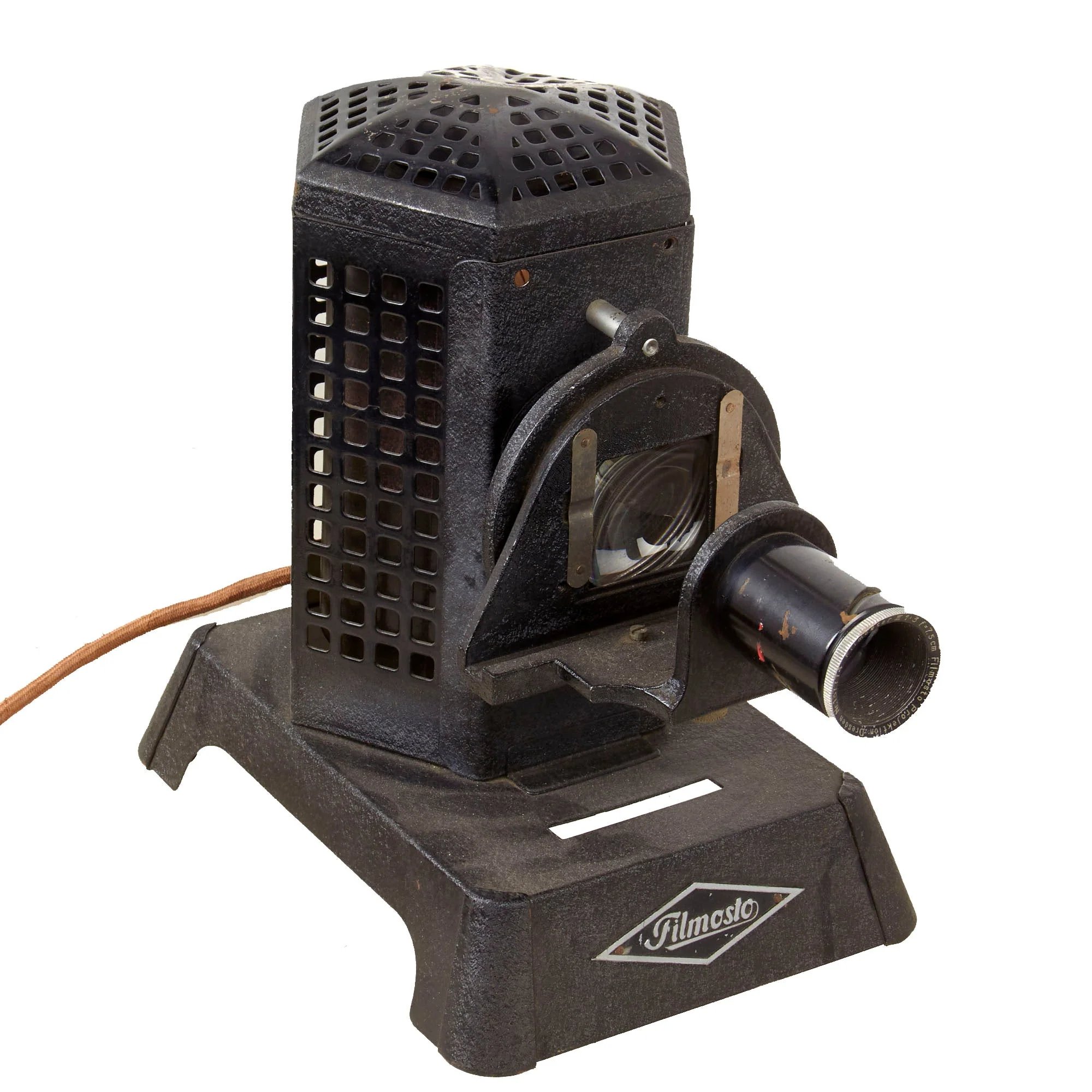 Original German WWII Era Filmosto-Projektion Dresden Projector with Intact Plug — image 2