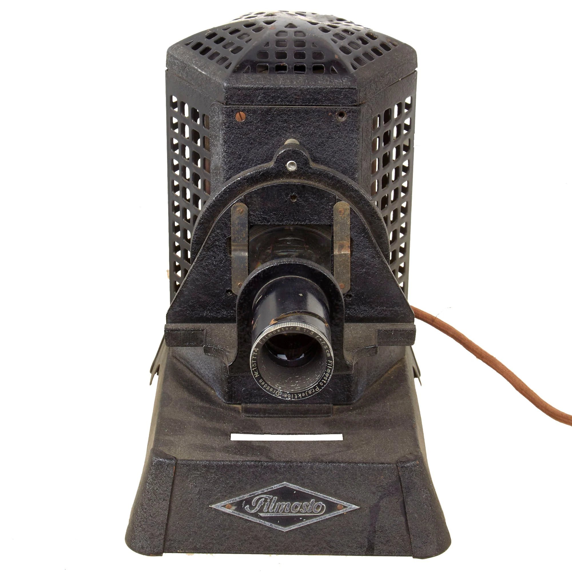 Original German WWII Era Filmosto-Projektion Dresden Projector with Intact Plug — image 3
