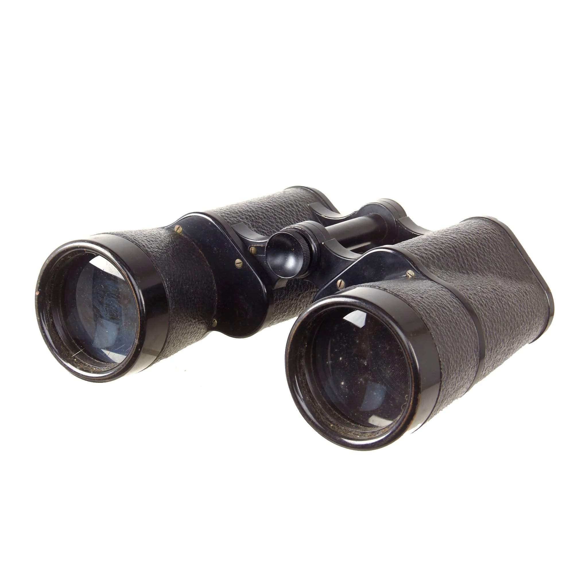 Original German WWII Carl Zeiss Jena D.F. 7x50 Doppelfernrohr Binoculars with Leather Case - Possibly Captured by British 11th SAS Special Air Service Battalion — image 3