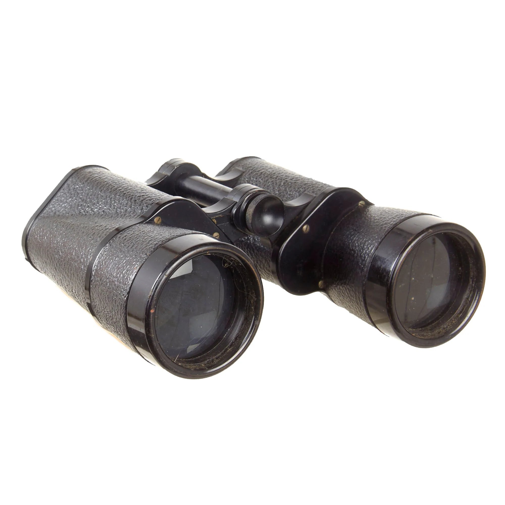 Original German WWII Carl Zeiss Jena D.F. 7x50 Doppelfernrohr Binoculars with Leather Case - Possibly Captured by British 11th SAS Special Air Service Battalion — image 4