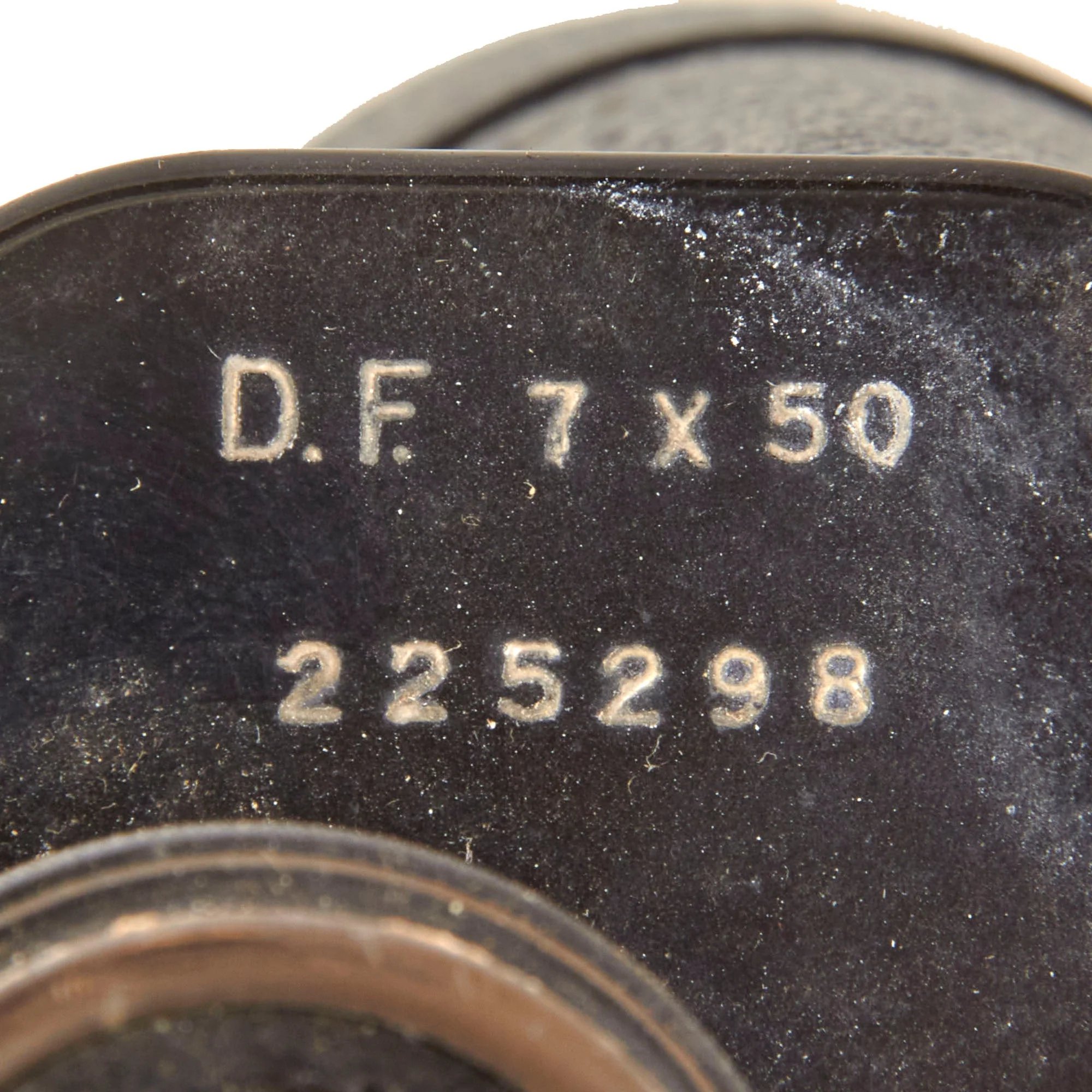 Original German WWII Carl Zeiss Jena D.F. 7x50 Doppelfernrohr Binoculars with Leather Case - Possibly Captured by British 11th SAS Special Air Service Battalion — image 8