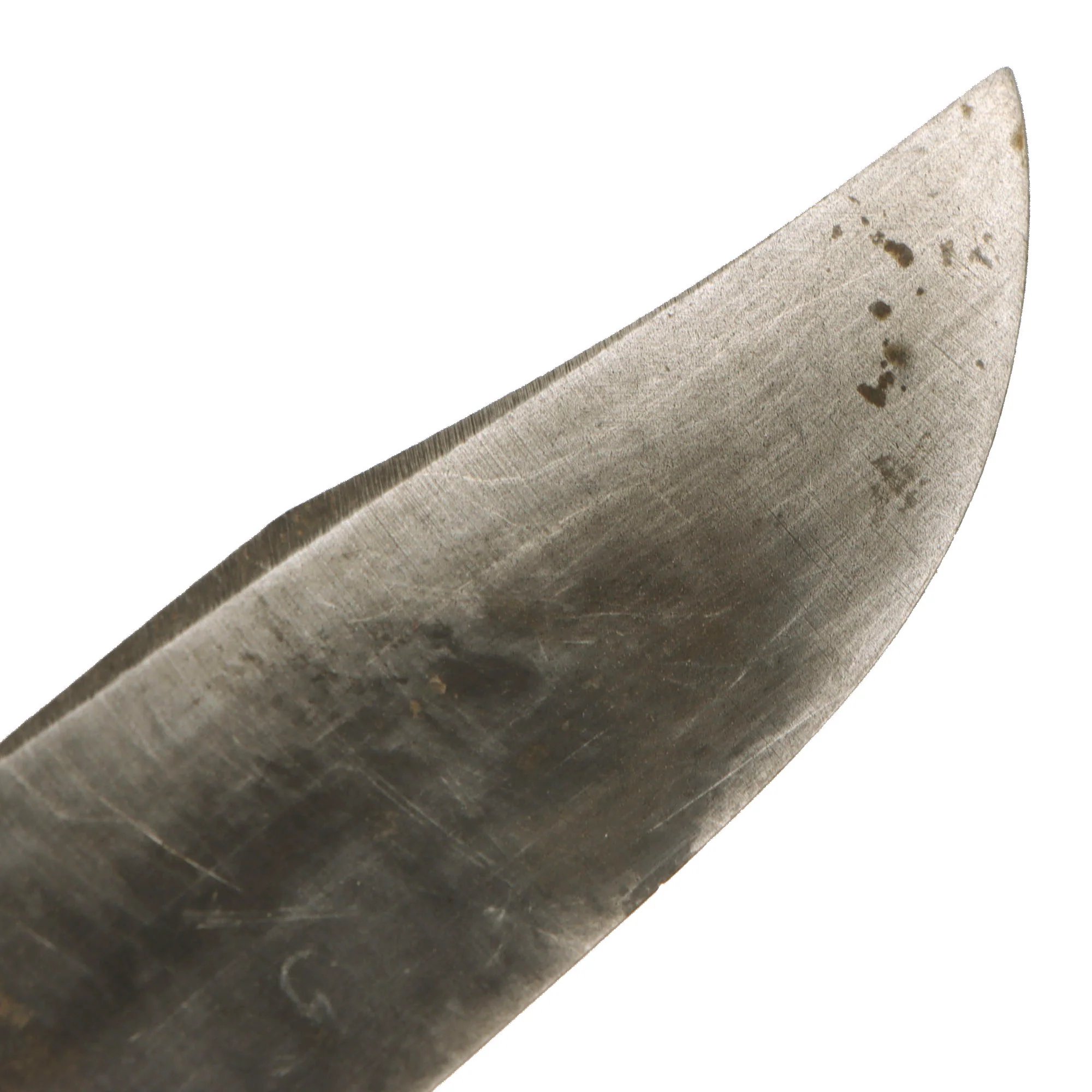 Original U.S. WWII Navy USN Mark 1 Fighting Knife by COLONIAL with Leather Scabbard — image 4