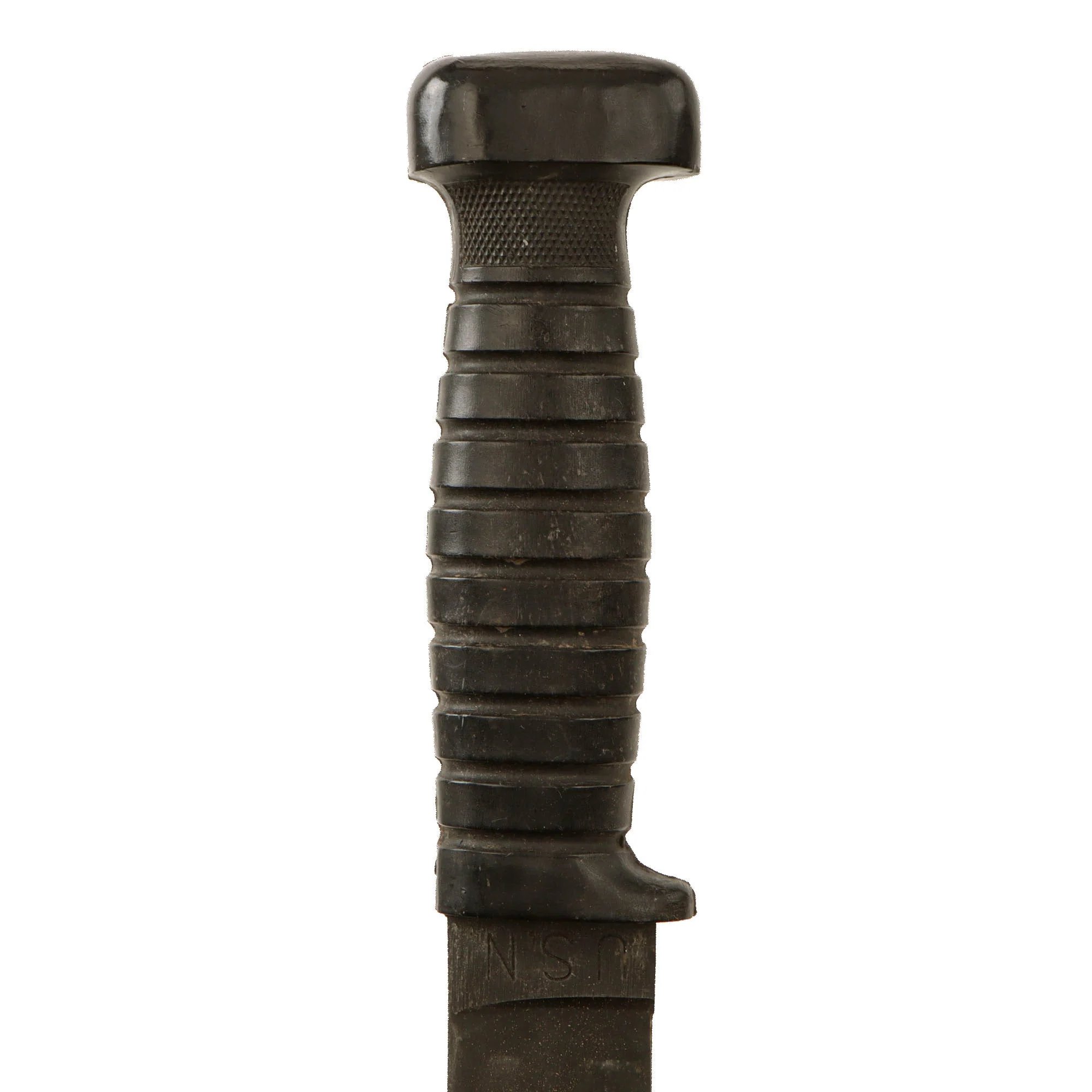 Original U.S. WWII Navy USN Mark 1 Fighting Knife by COLONIAL with Leather Scabbard — image 7