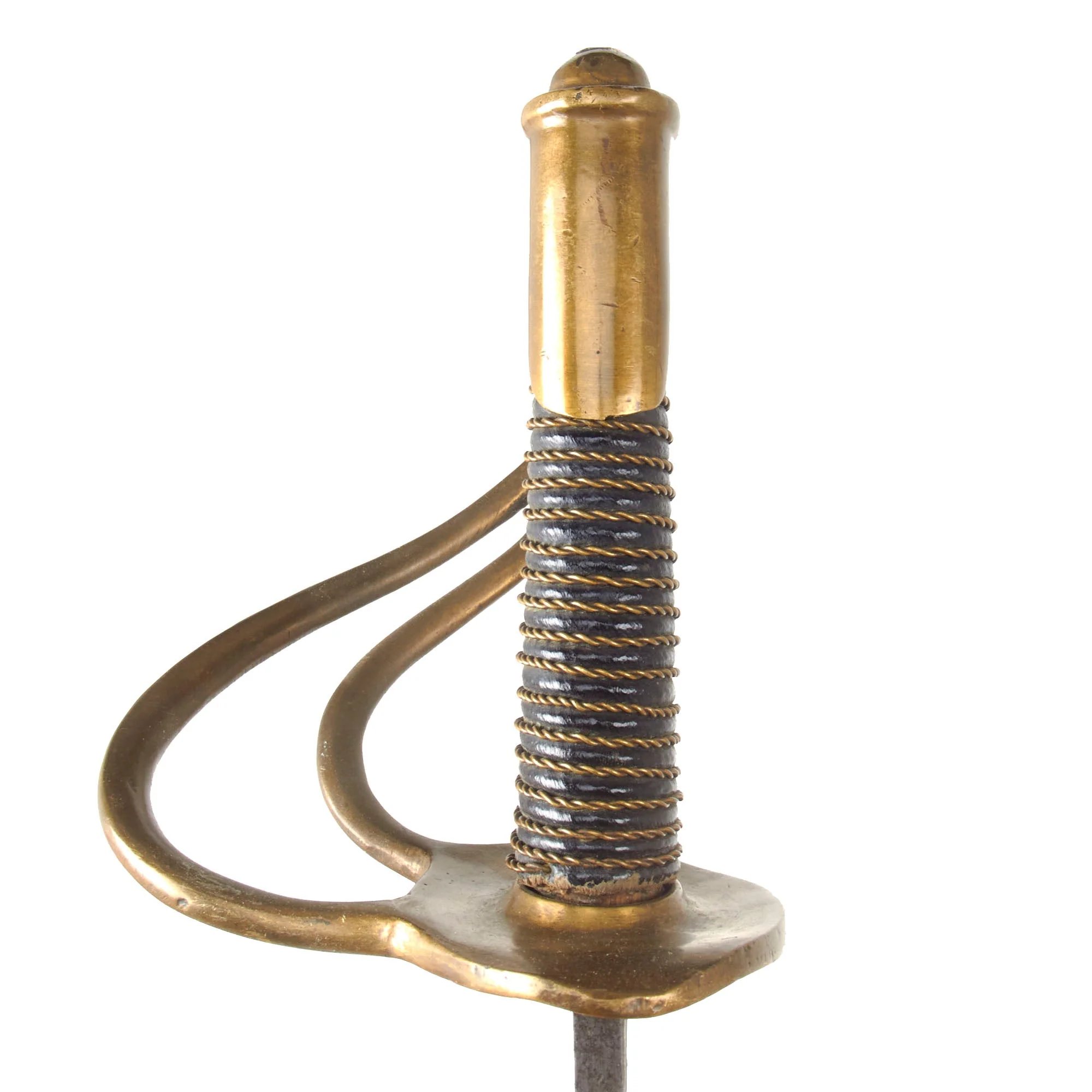 Original U.S Civil War M-1840 'Wrist Breaker' Heavy Cavalry Saber with Scabbard - Imported German Blade - Excellent — image 9