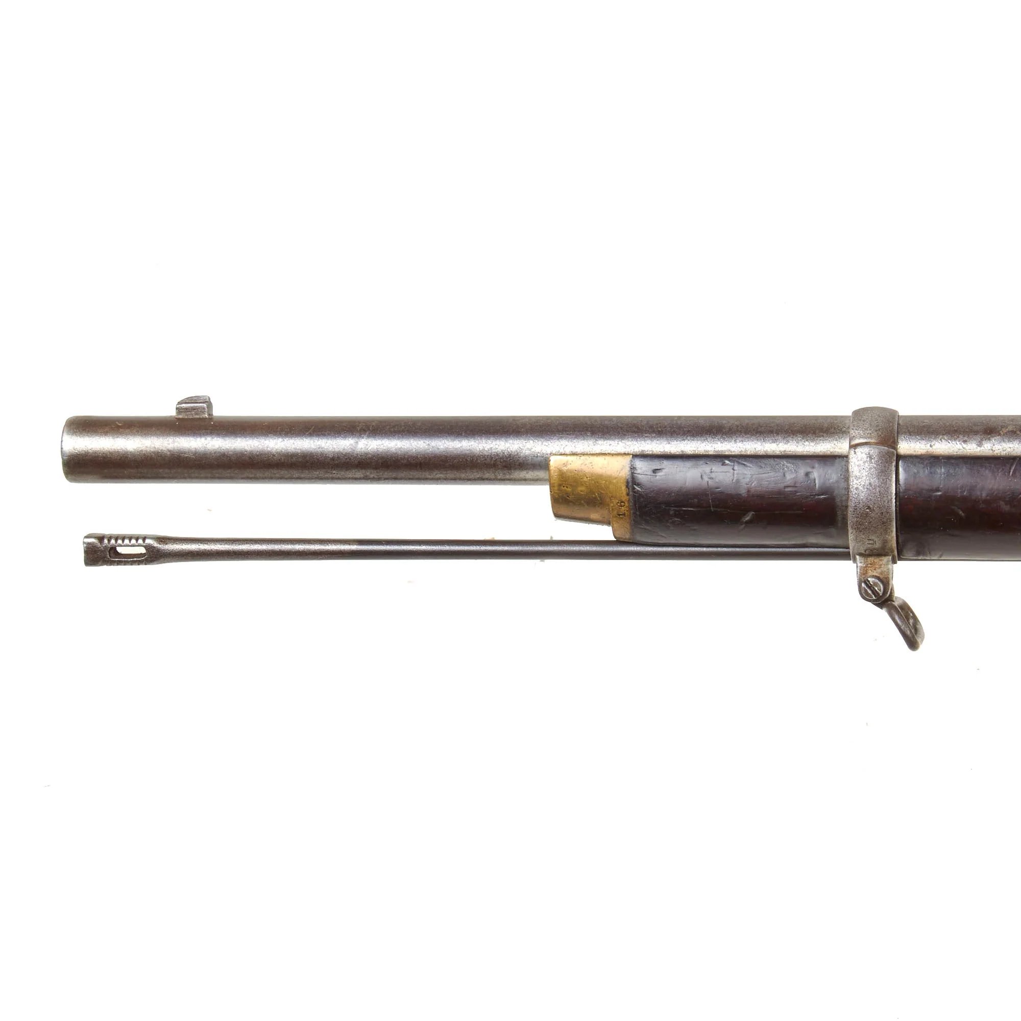 Original Japanese Issued British Enfield Albini-Braendlin Trapdoor Short Infantry Rifle in .577 Snider with Intact Chrysanthemum Crest - Marked Tower 1870 — image 16