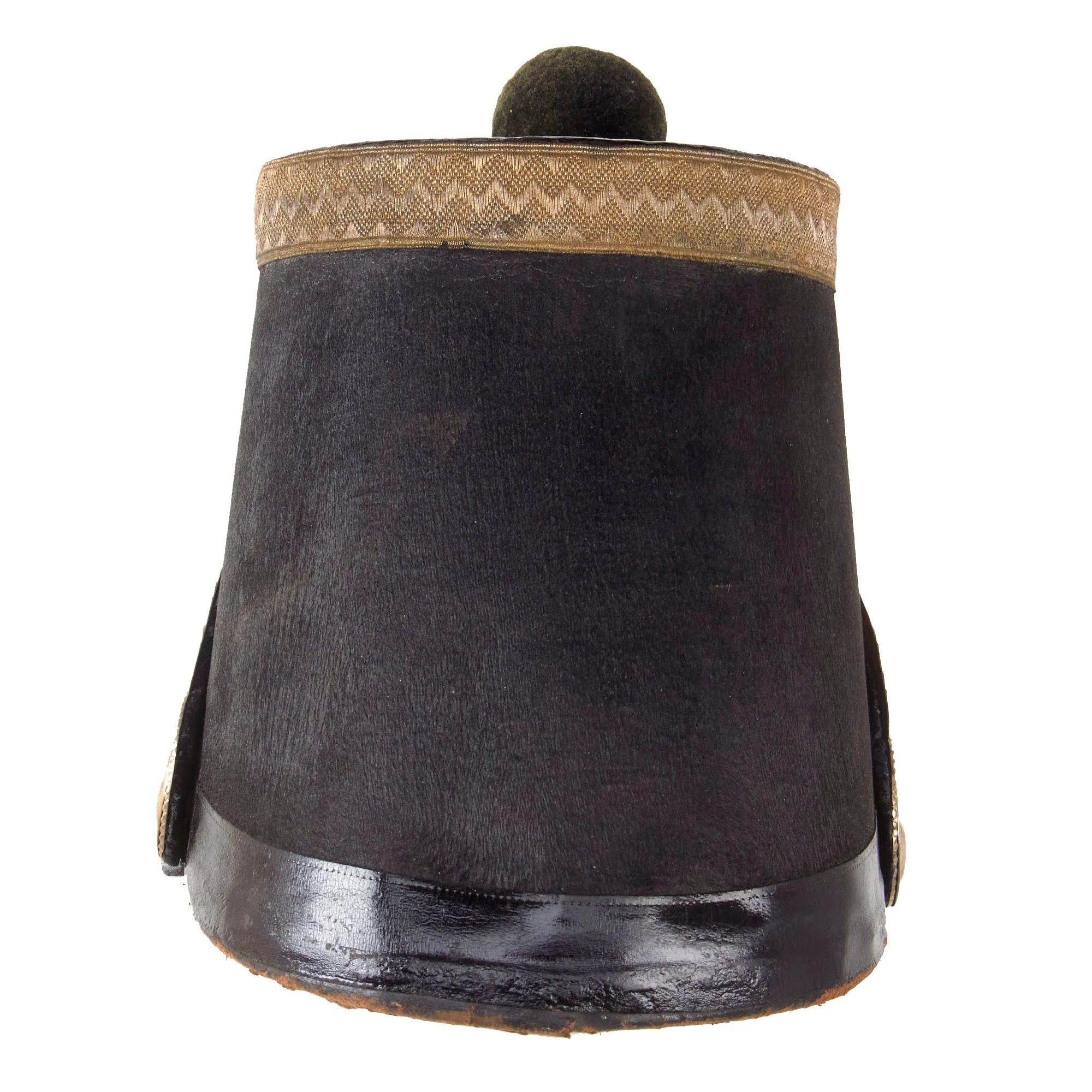 Original French 2nd Empire Pattern 1845 La Garde Nationale Officer's Shako with Chinscales & Pomme - National Guard — image 10