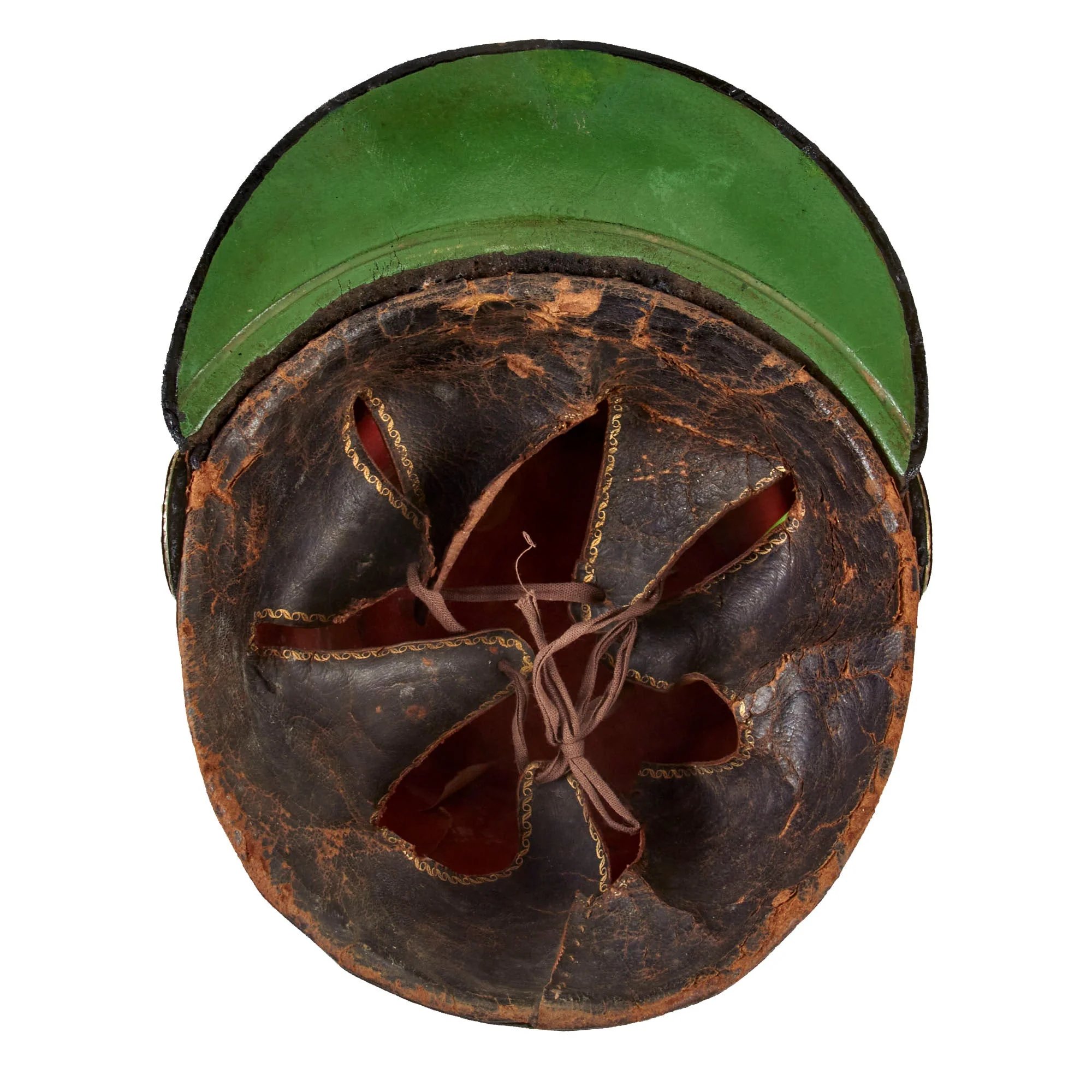 Original French 2nd Empire Pattern 1845 La Garde Nationale Officer's Shako with Chinscales & Pomme - National Guard — image 5