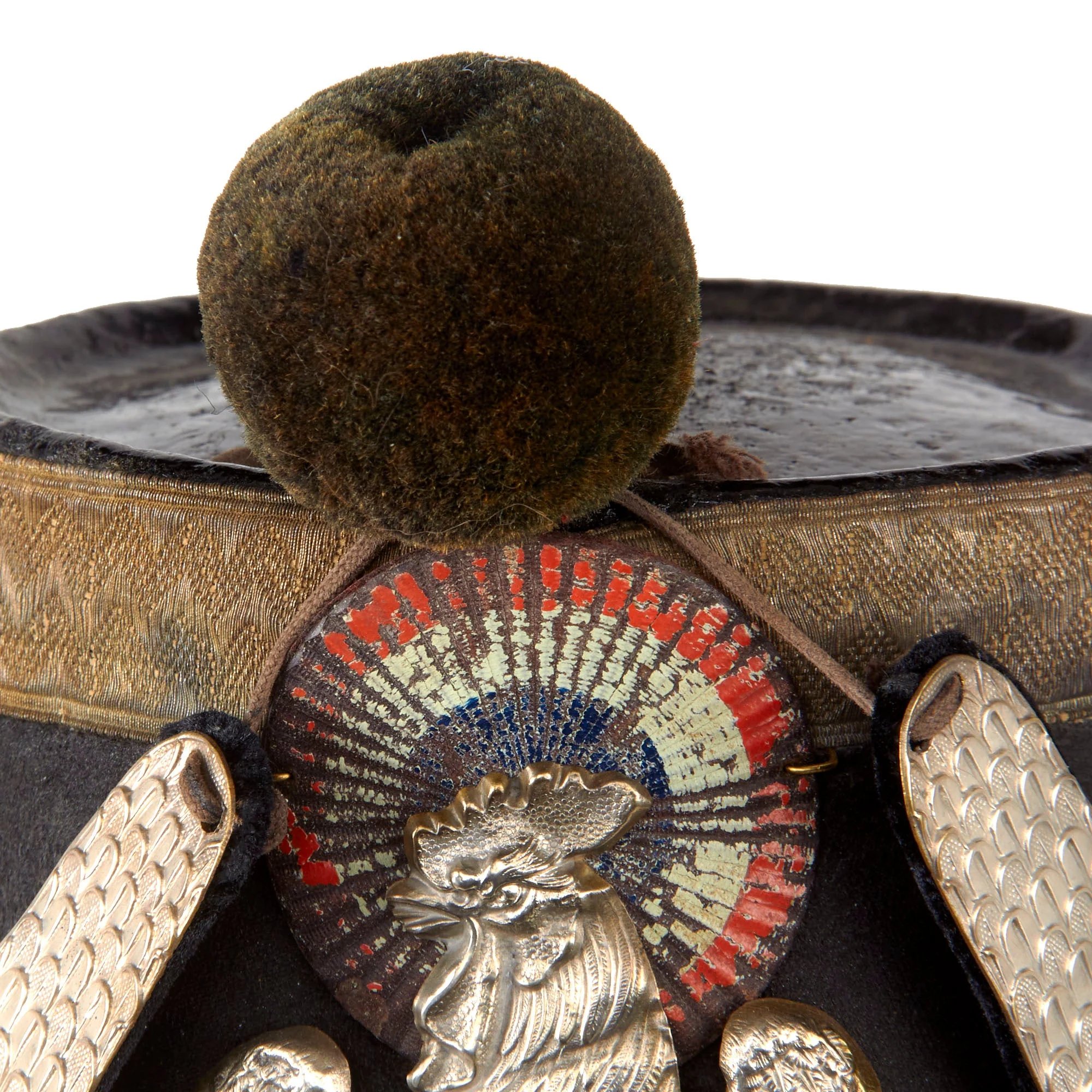 Original French 2nd Empire Pattern 1845 La Garde Nationale Officer's Shako with Chinscales & Pomme - National Guard — image 7