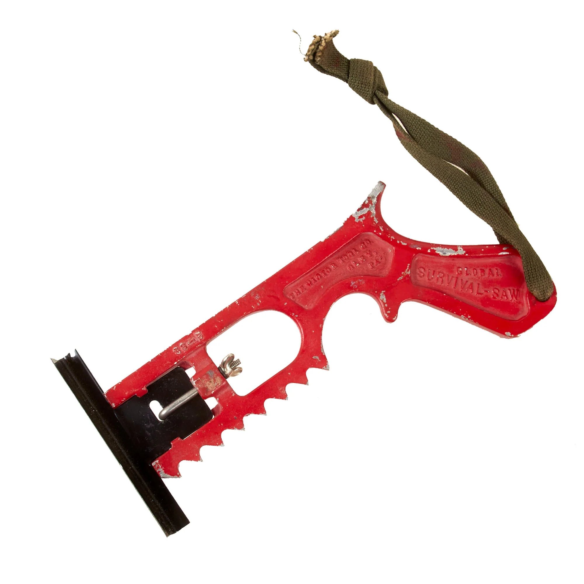 Original U.S. Vietnam War Airman's Survival Saw Set with Transparent Carrying Case - Complete — image 5