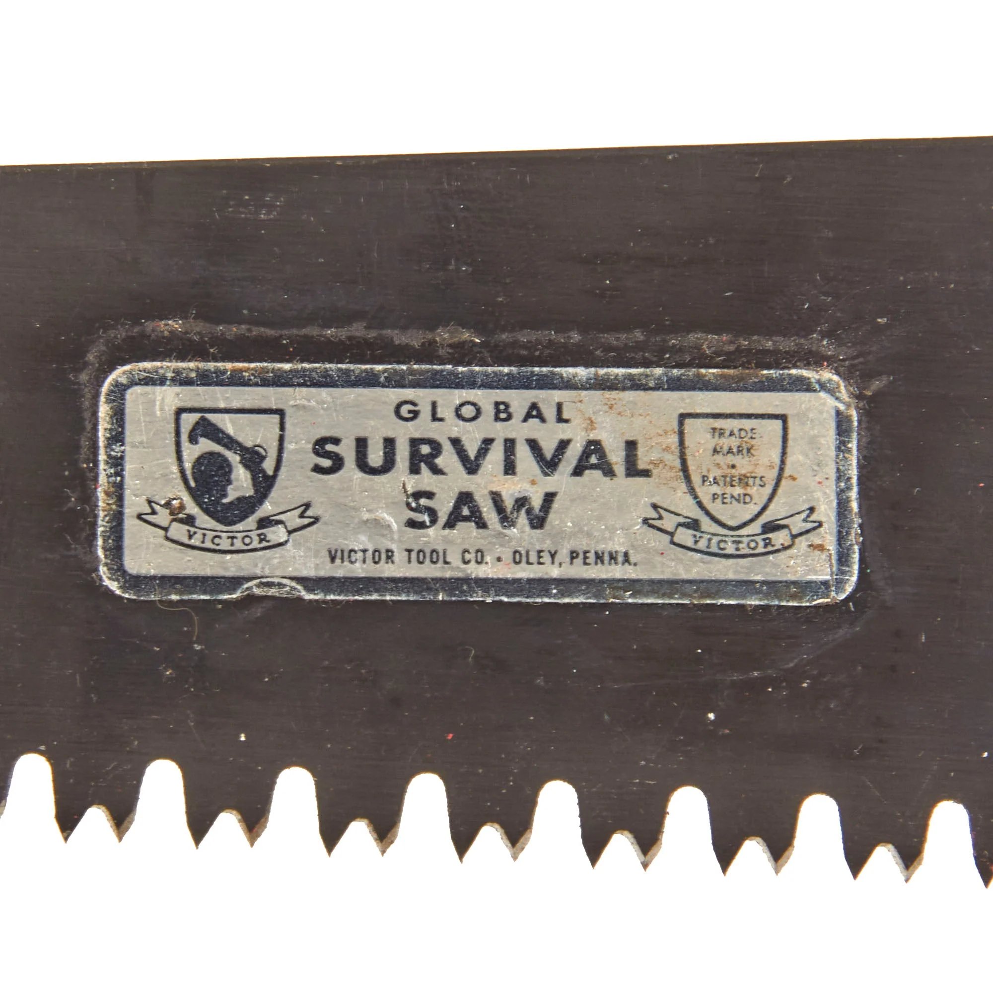 Original U.S. Vietnam War Airman's Survival Saw Set with Transparent Carrying Case - Complete — image 7
