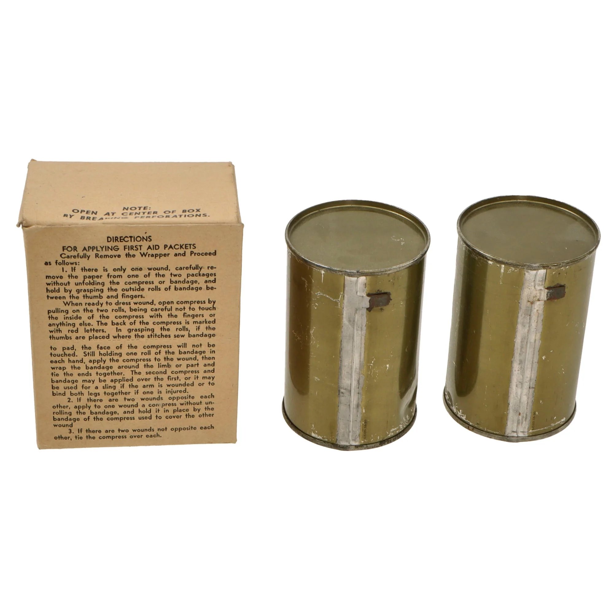 Original U.S. WWII Combat Medic Bandage Lot with Carlisle Bandages & Tourniquets, Iodine Swabs, and More - 31 Items Total — image 5