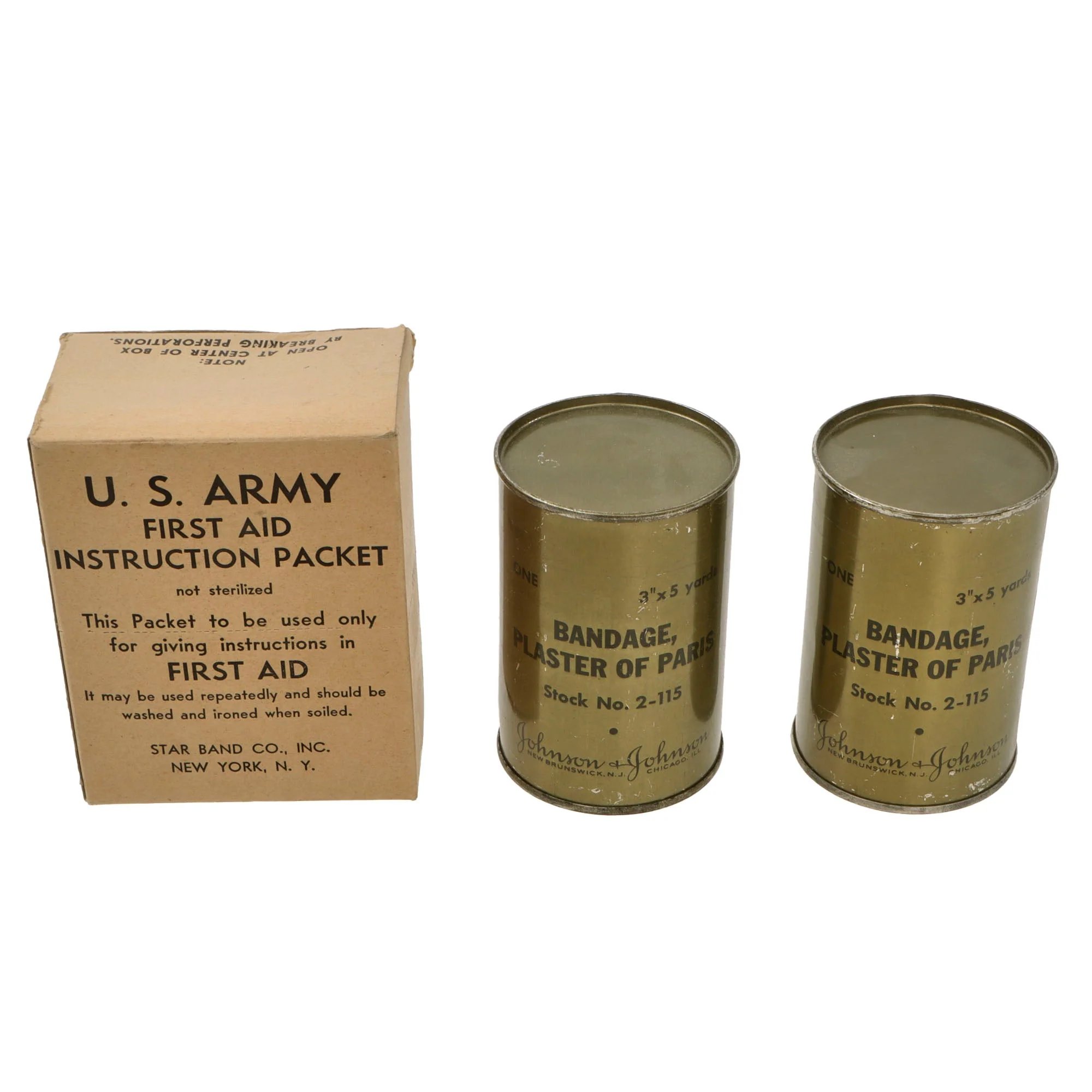 Original U.S. WWII Combat Medic Bandage Lot with Carlisle Bandages & Tourniquets, Iodine Swabs, and More - 31 Items Total — image 6