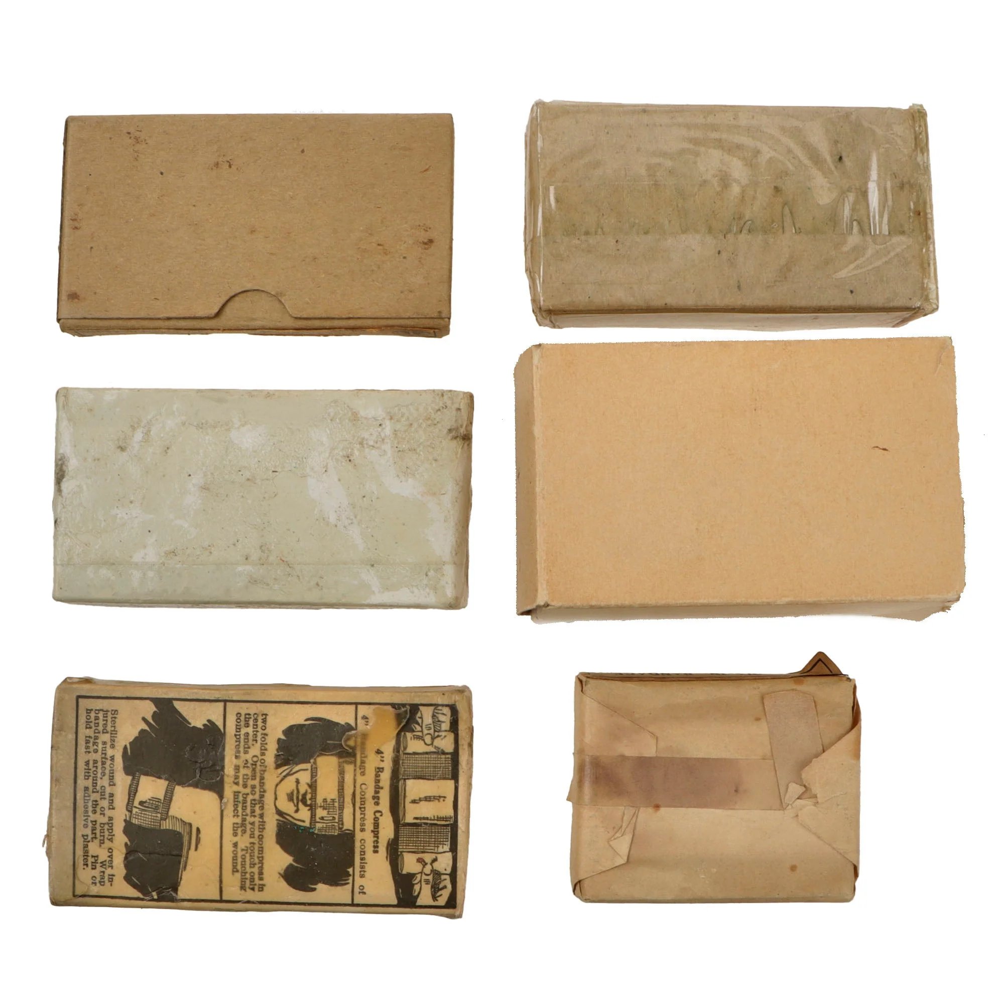 Original U.S. WWII Combat Medic Bandage Lot with Carlisle Bandages & Tourniquets, Iodine Swabs, and More - 31 Items Total — image 9