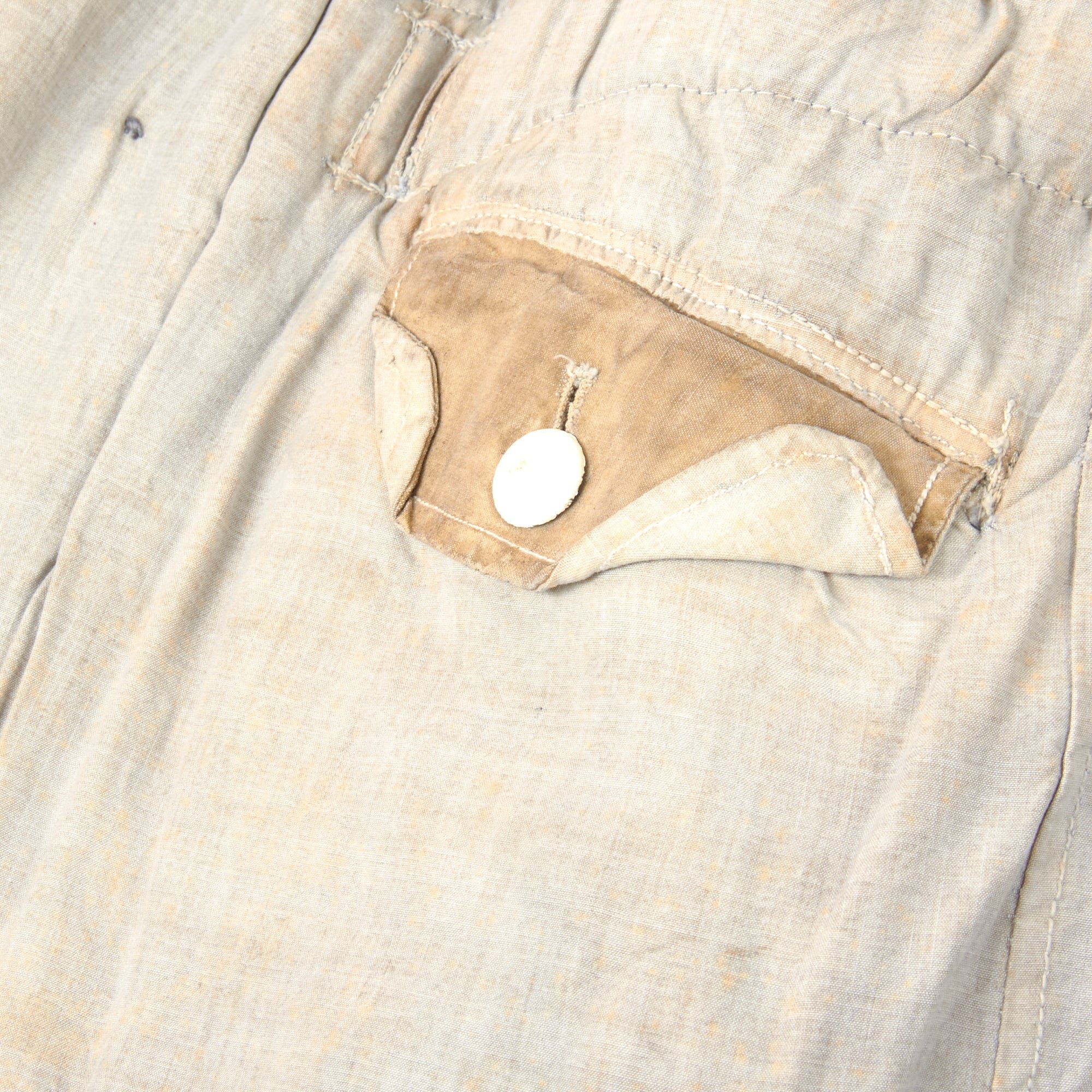 Original German WWII Heer Army 'Mouse Gray' Reversible Winter Parka in Size I - Faded Maker Markings — image 10