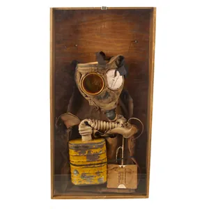 Original U.S. WWI Corrected English Type Box Respirator in Original …