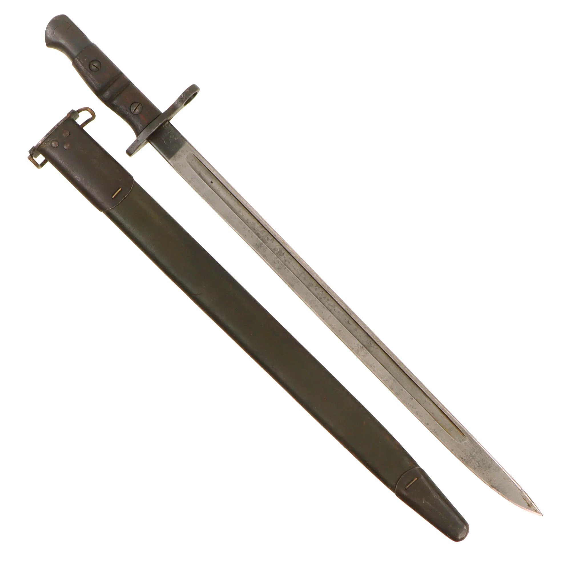 Original U.S. WWI M1917 Enfield Rifle & Trench Gun Bayonet by Remington with 1918-Dated Scabbard by Jewell - Dated 1917 — image 3