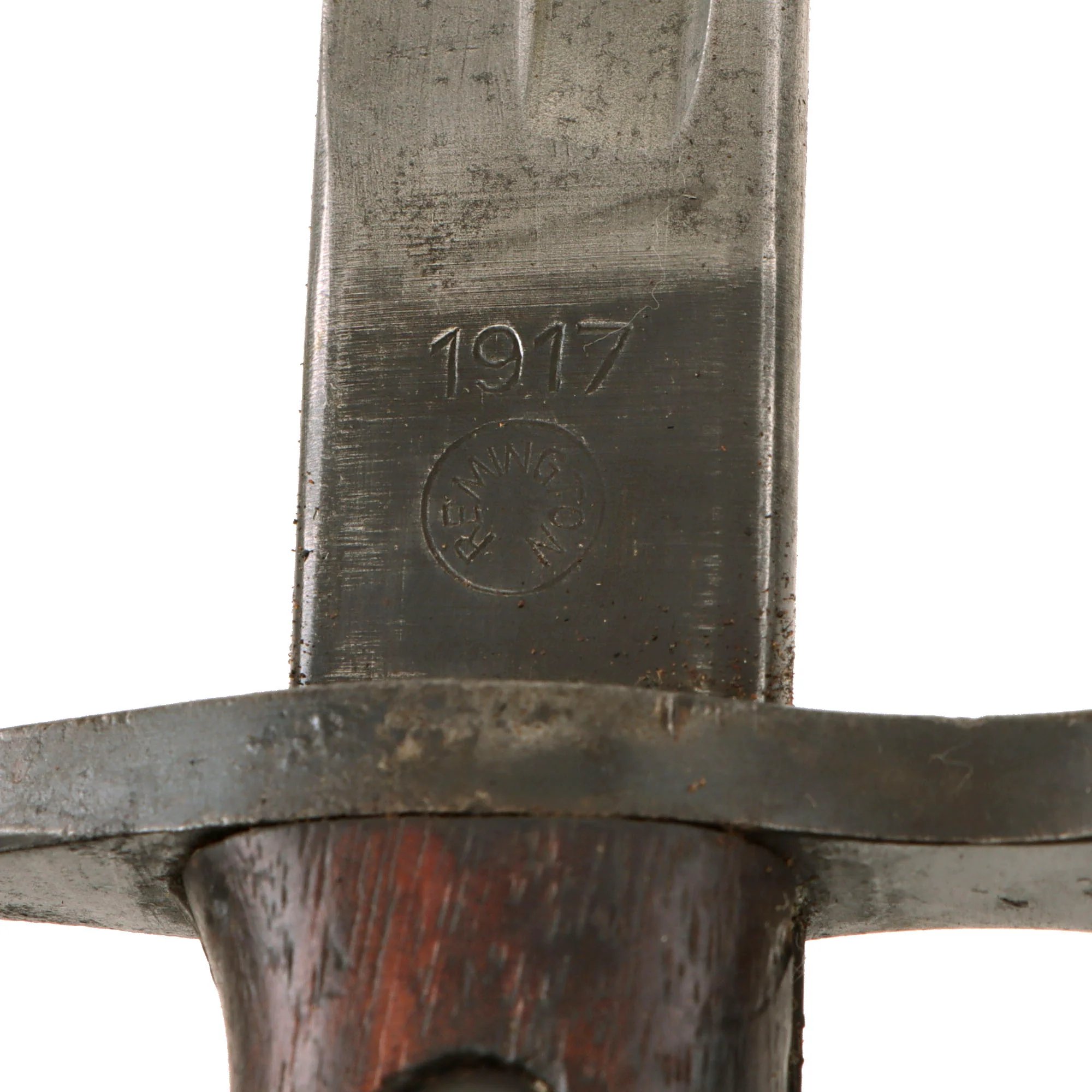 Original U.S. WWI M1917 Enfield Rifle & Trench Gun Bayonet by Remington with 1918-Dated Scabbard by Jewell - Dated 1917 — image 5