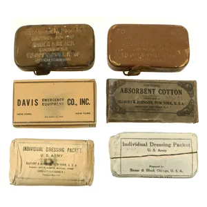 Original U.S. WWI - 1920s Era Medical Bandage Lot - …