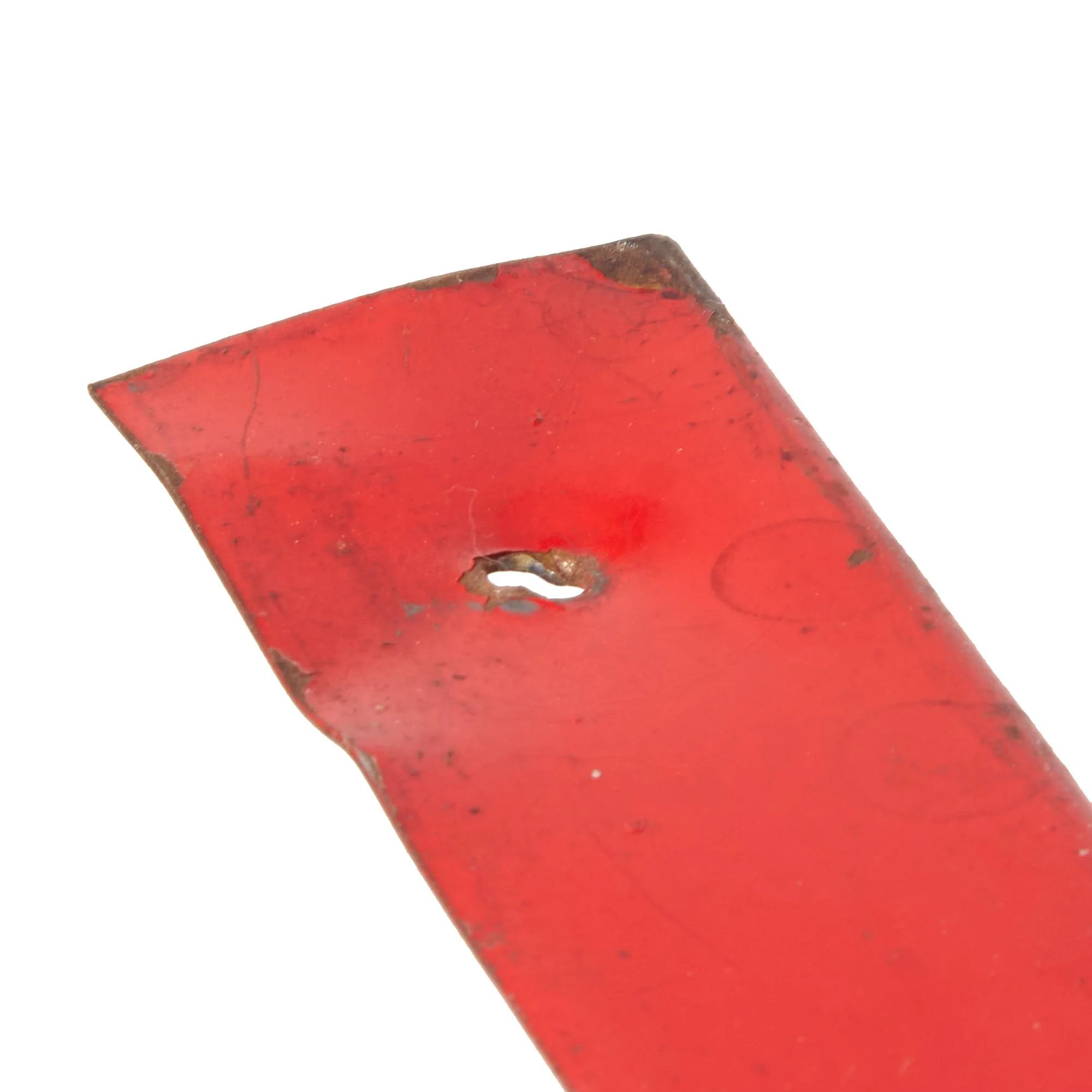 Original U.S. WWII / Korean War Era USMC Marine Corps Recruitment Office Sign - Painted Steel - 6 ½ x 22' — image 3