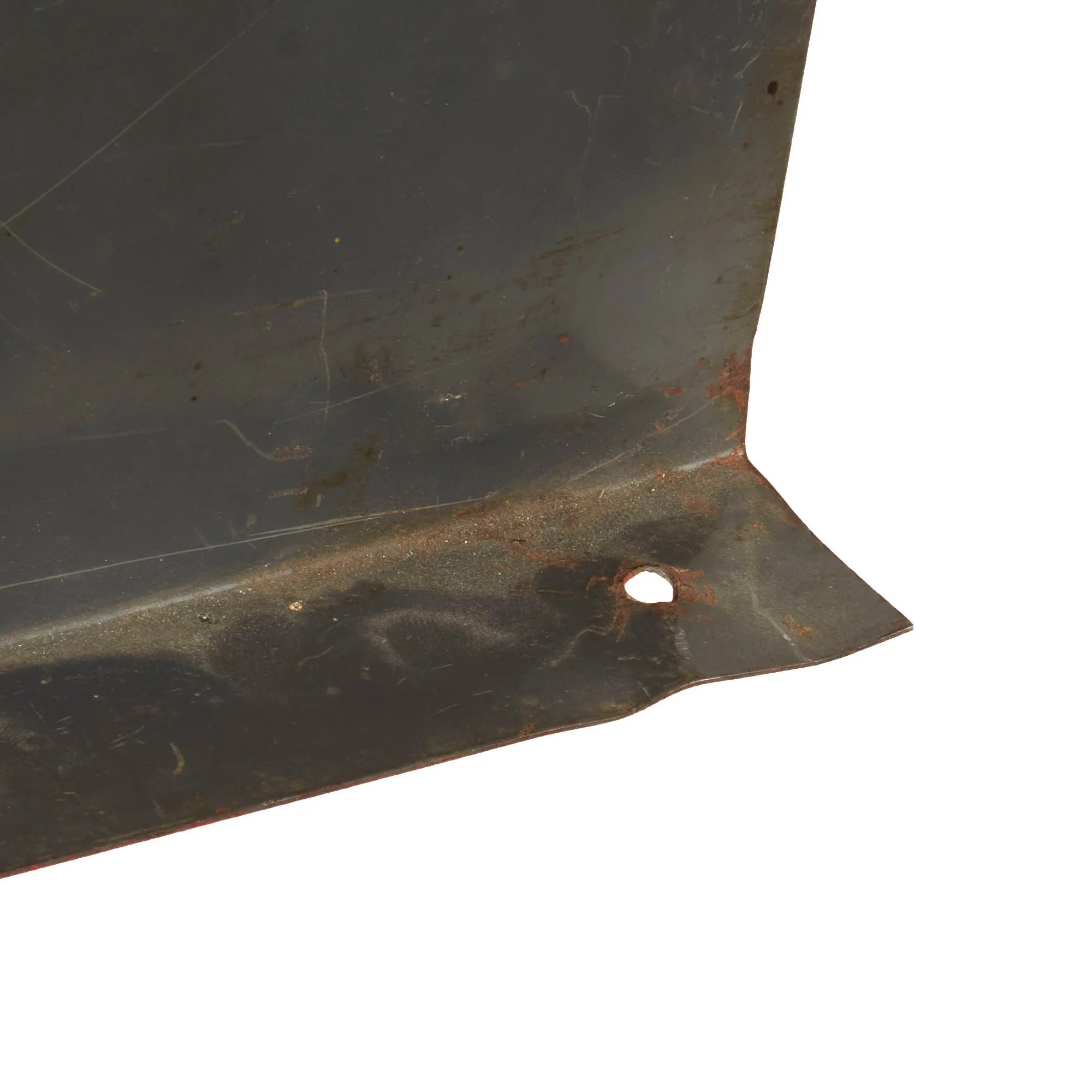 Original U.S. WWII / Korean War Era USMC Marine Corps Recruitment Office Sign - Painted Steel - 6 ½ x 22' — image 4