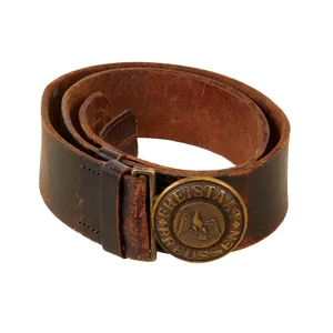 Original Prussian Pre-WWII Free State of Prussia Leather Belt & …