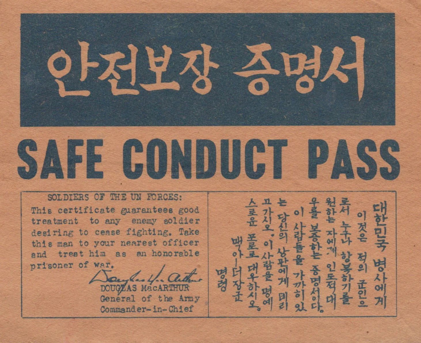 Original U.S. Korean War Psychological Warfare & Safe Conduct Pass Leaflets - Lot of Three — image 10