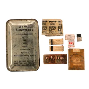 Original U.S. Korean War Era Food Packet Survival ST-1 Tin …