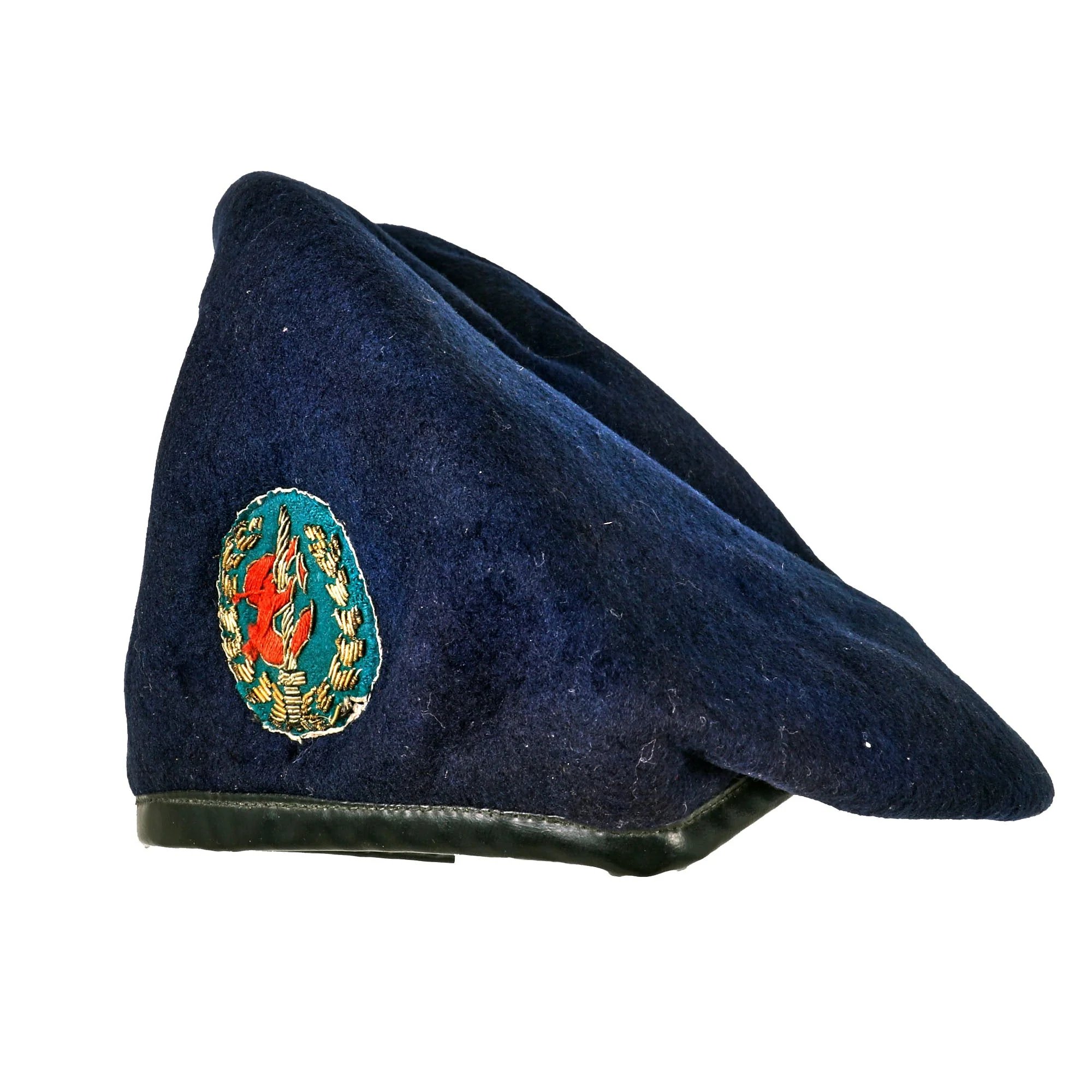 Original South Vietnamese Vietnam War ARVN Thu-Duc Infantry Academy Beret - Bullion Insignia — image 3