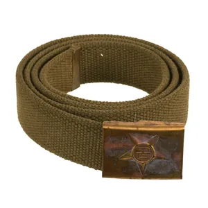 Original North Korea Korean War Soldier's Waistbelt with Scarce Buckle …