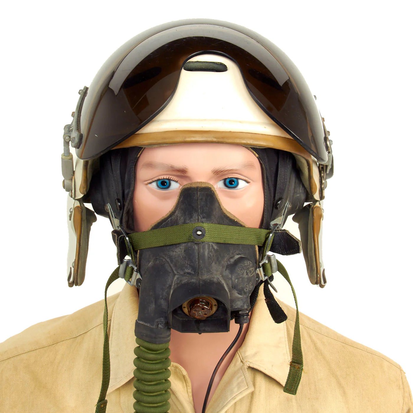 Original Vietnam War Vietnam People's Air Force Uniform Set With Helmet, Oxygen Mask, Boots and Photo - 7 Items — image 11