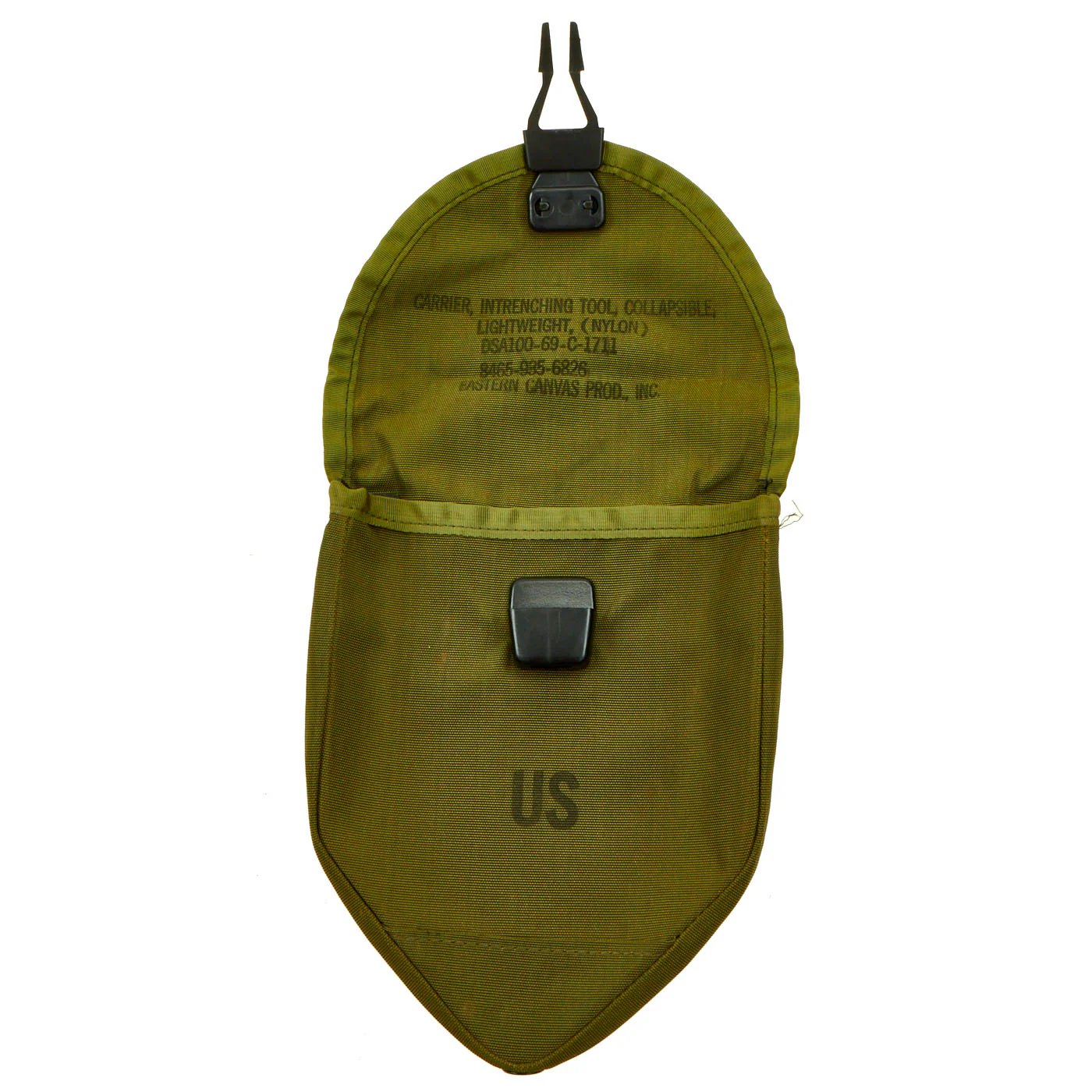 Original U.S. Vietnam War Unissued M1967 Tri-Fold Intrenching Tool Carrier - As Used With M1967 Modernized Load-Carrying Equipment — image 2