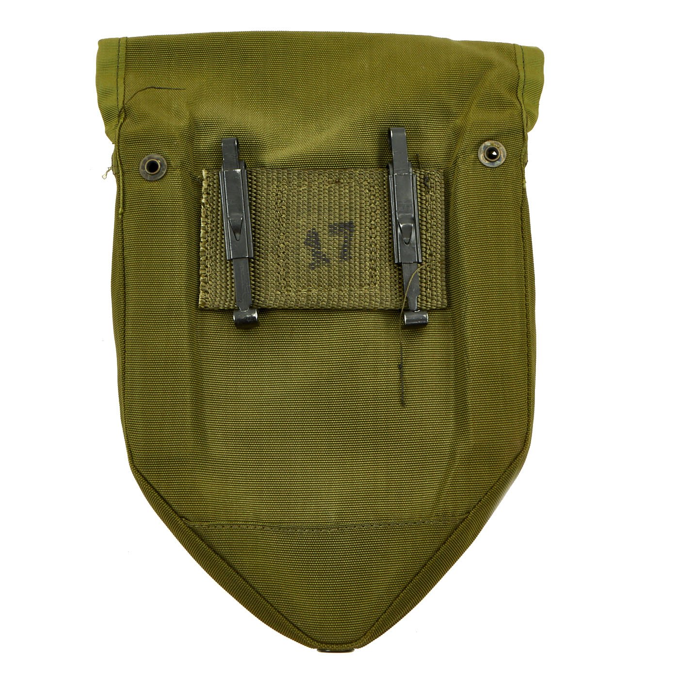 Original U.S. Vietnam War Unissued M1967 Tri-Fold Intrenching Tool Carrier - As Used With M1967 Modernized Load-Carrying Equipment — image 6