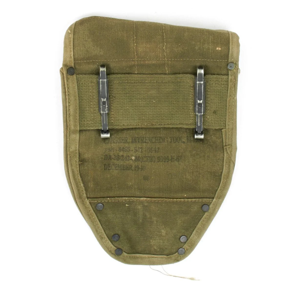 Original U.S. M1956 Vietnam Era Entrenching Tool Shovel Cover / Carrier — image 3