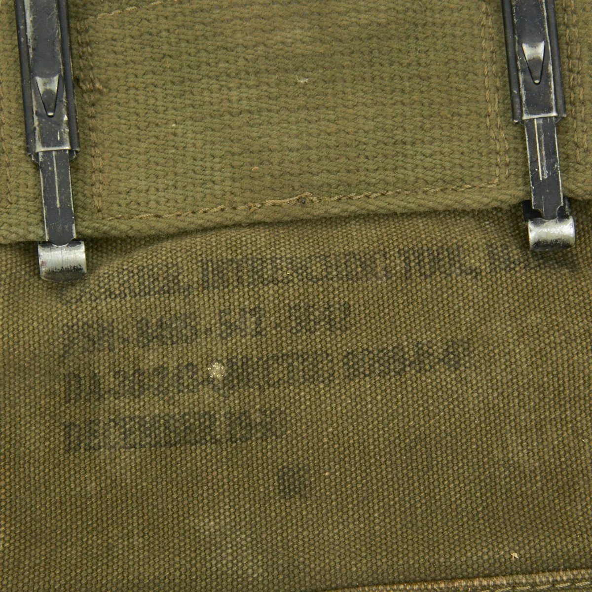 Original U.S. M1956 Vietnam Era Entrenching Tool Shovel Cover / Carrier — image 7