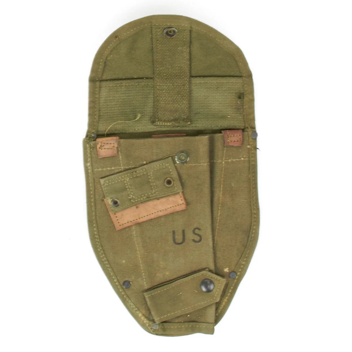 Original U.S. M1956 Vietnam Era Entrenching Tool Shovel Cover / Carrier — image 8