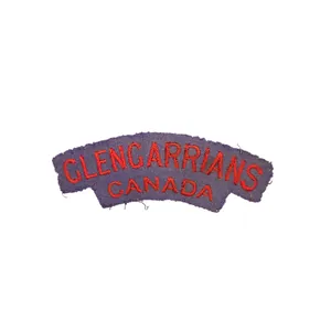 Stormont Dundas & Glengarry Highlanders (SDG) – Embroidered shoulder title