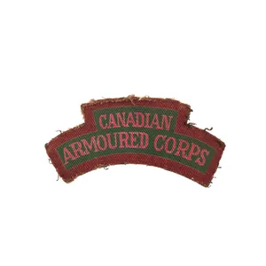 Canadian Armoured Corps – Printed shoulder title
