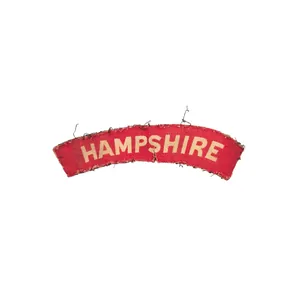 Hampshire Regiment – Printed shoulder title