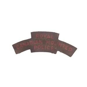 Royal Canadian Mounted Police – Printed shoulder title