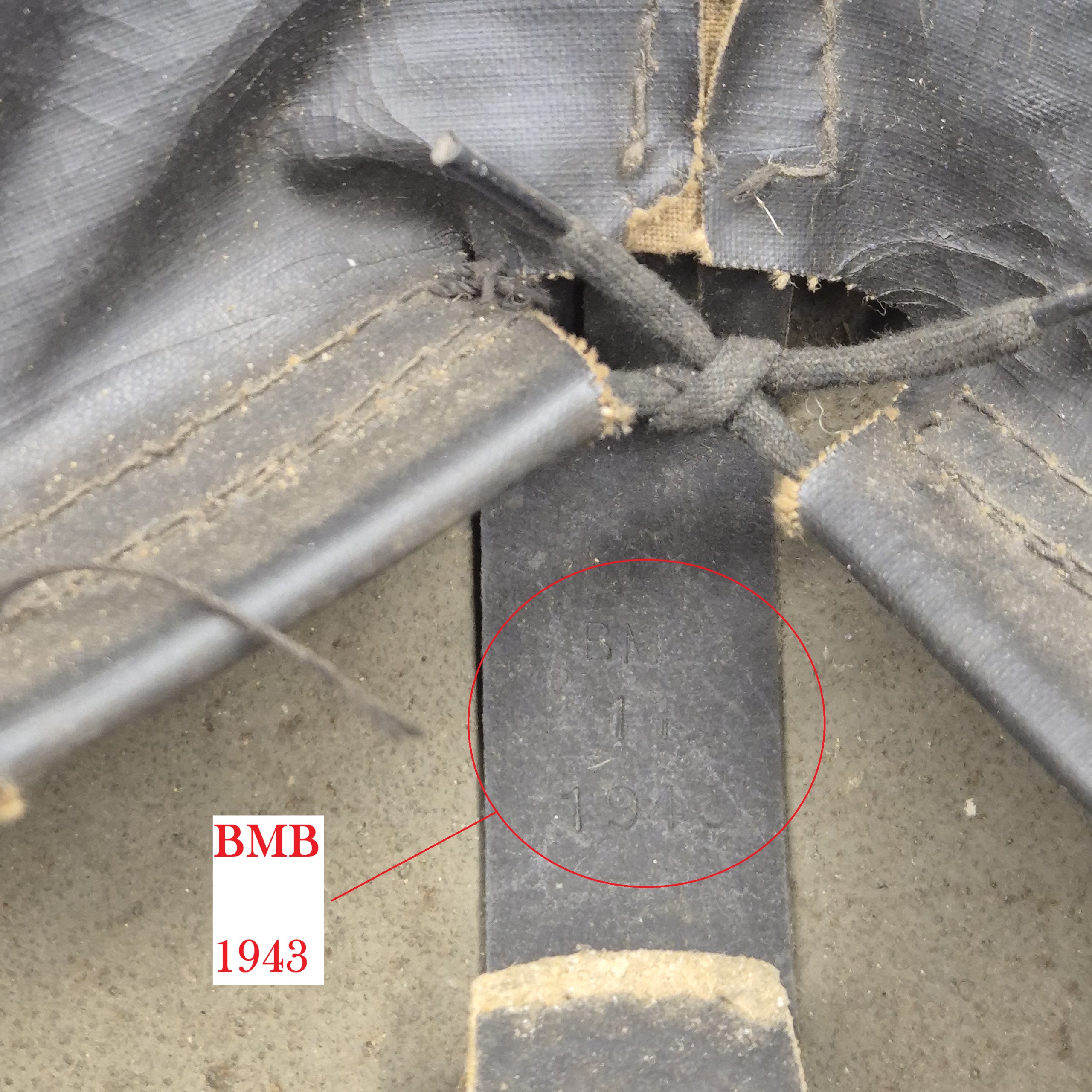 British MkII helmet with original camouflage net — image 8