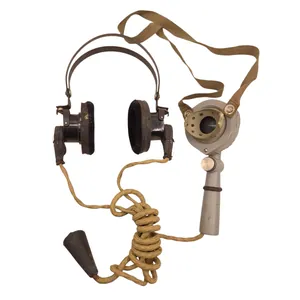 British/Canadian Headphones and Microphone in cardboard-box